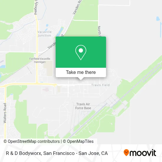 R & D Bodyworx map