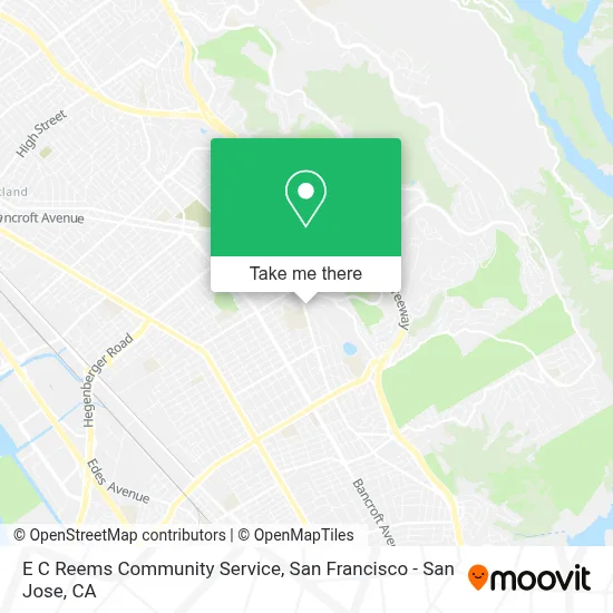 E C Reems Community Service map