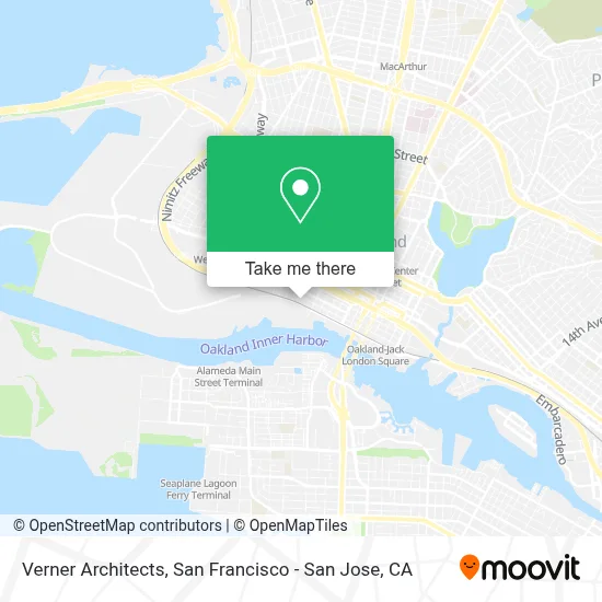 Verner Architects map