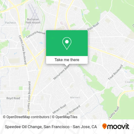 Speedee Oil Change map