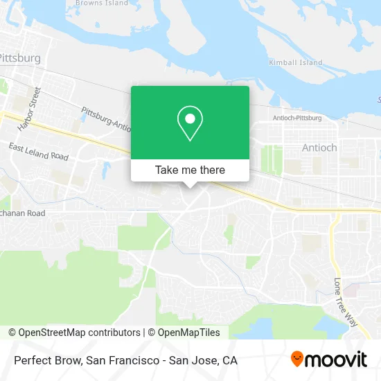 Perfect Brow map