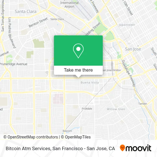 Bitcoin Atm Services map