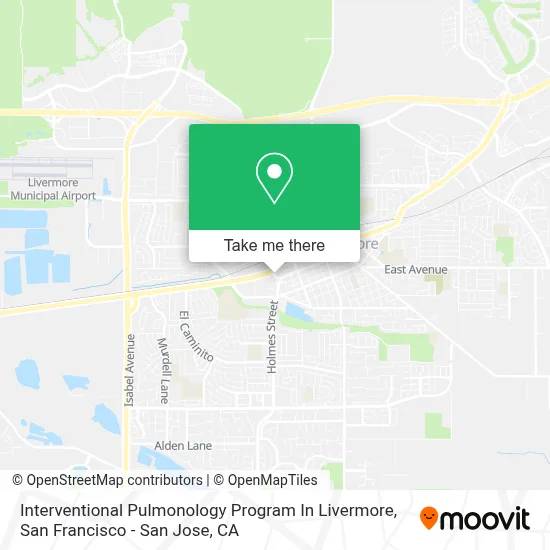 Interventional Pulmonology Program In Livermore map