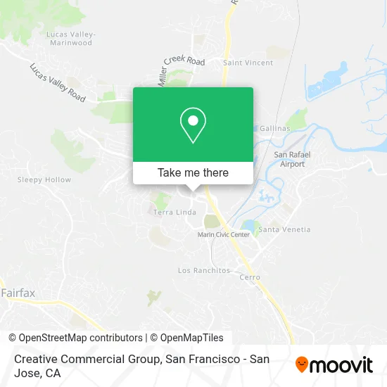 Creative Commercial Group map
