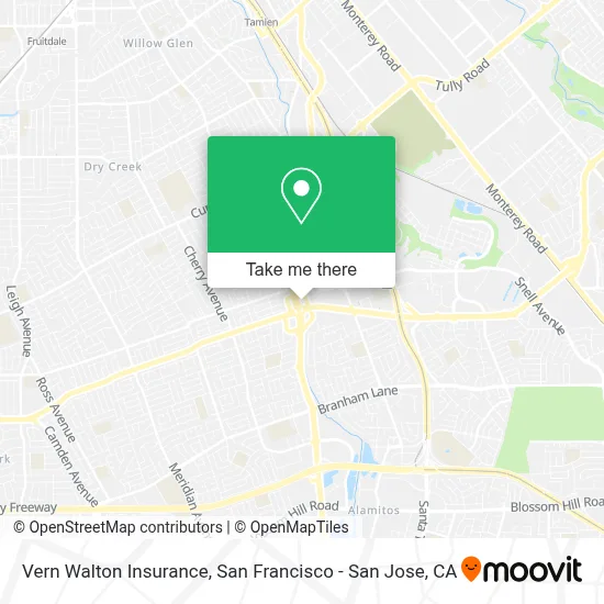 Vern Walton Insurance map