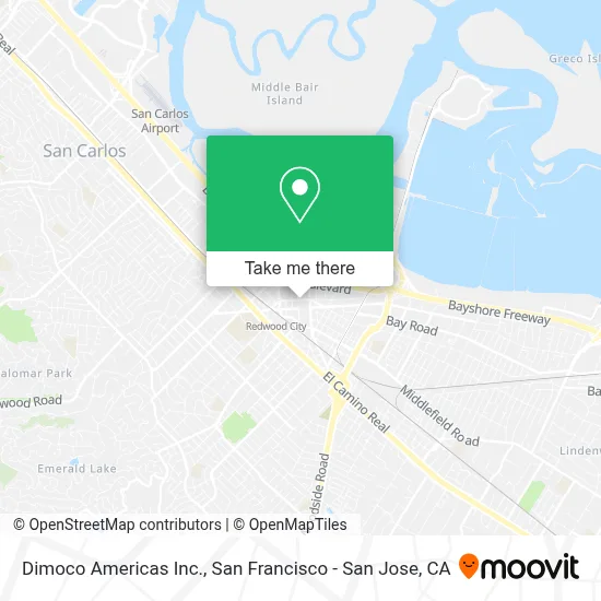 Dimoco Americas Inc. map
