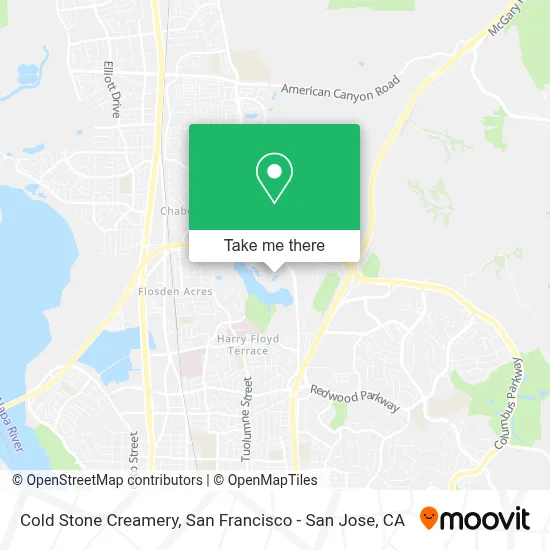 Cold Stone Creamery map
