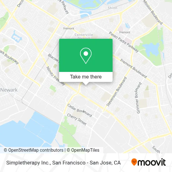 Simpletherapy Inc. map