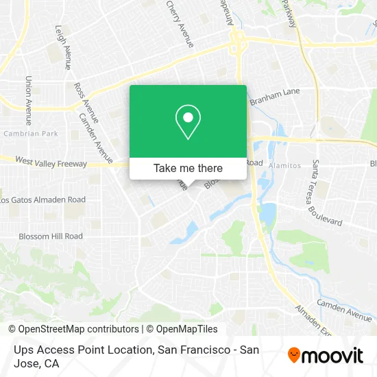 Ups Access Point Location map