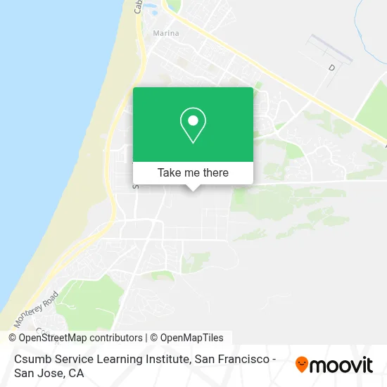 Csumb Service Learning Institute map