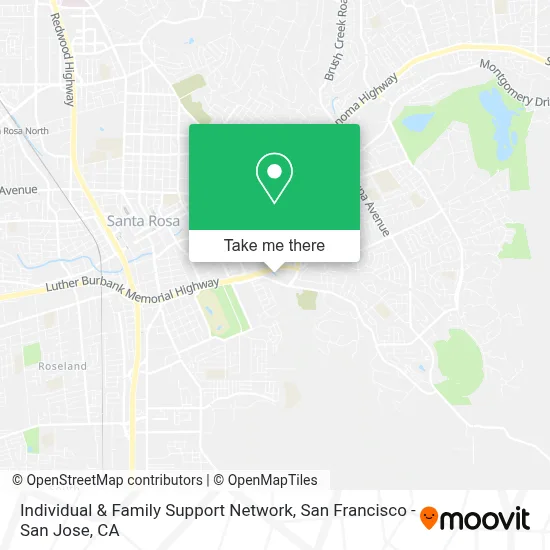 Individual & Family Support Network map