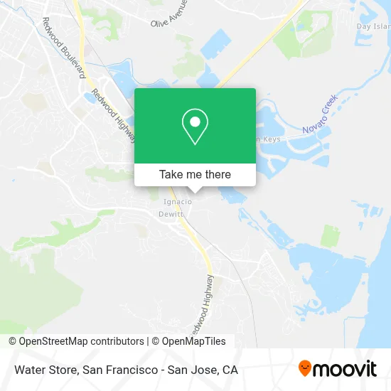 Water Store map
