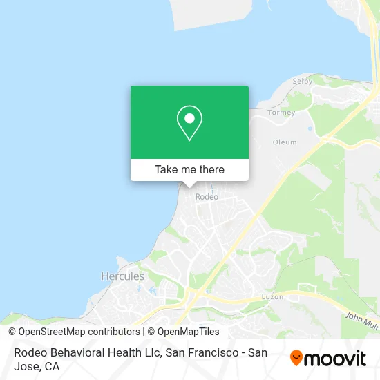 Rodeo Behavioral Health Llc map