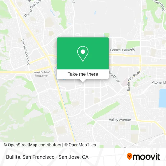 Bullite map