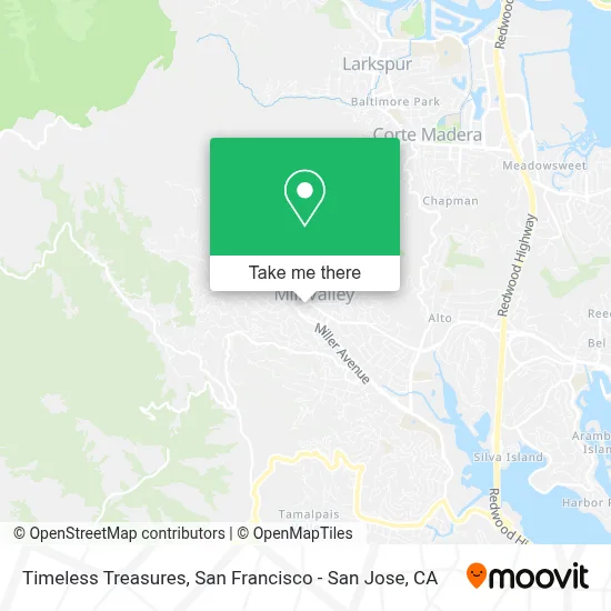 Timeless Treasures map