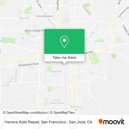 Herrera Auto Repair map