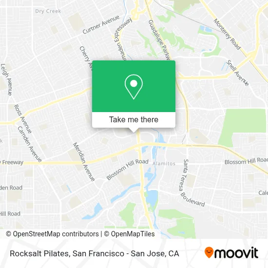 Rocksalt Pilates map