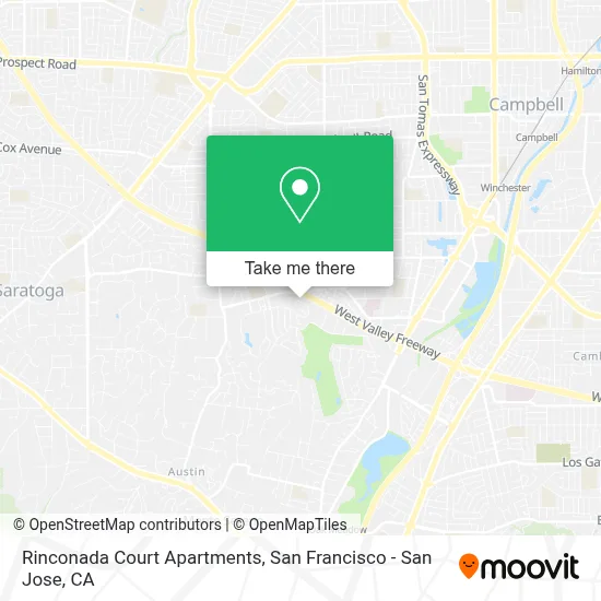 Rinconada Court Apartments map