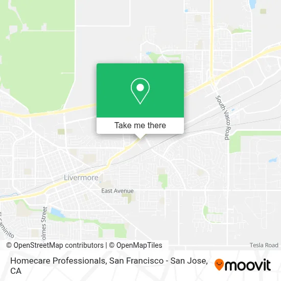 Homecare Professionals map