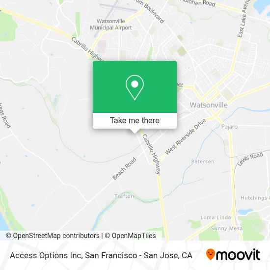 Access Options Inc map