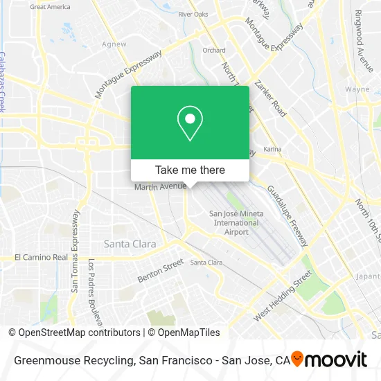 Greenmouse Recycling map