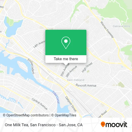 One Milk Tea map