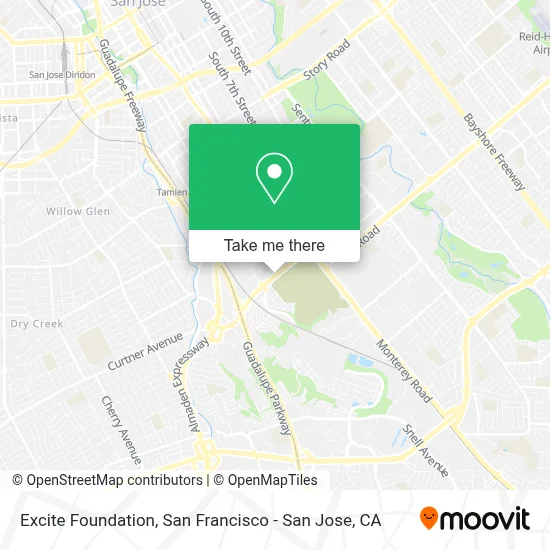Excite Foundation map