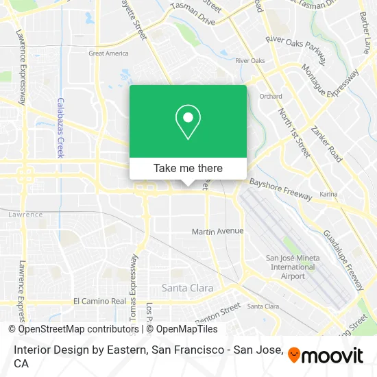 Interior Design by Eastern map