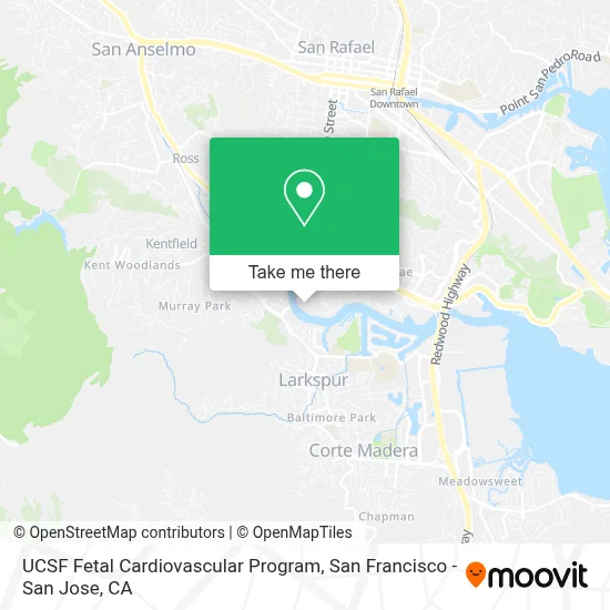 UCSF Fetal Cardiovascular Program map