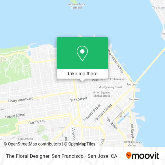 The Floral Designer map
