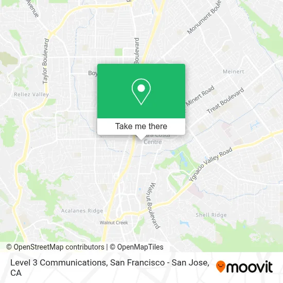 Level 3 Communications map