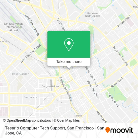 Tesario Computer Tech Support map