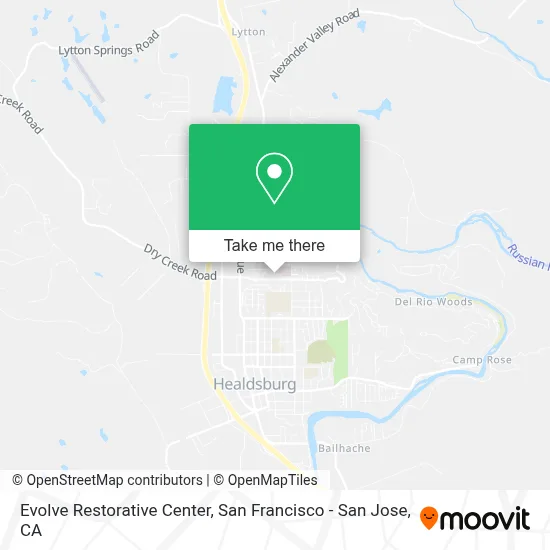 Evolve Restorative Center map