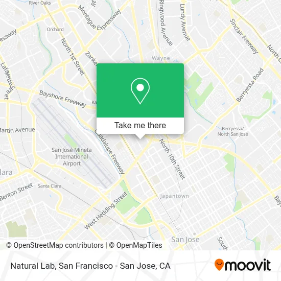 Natural Lab map