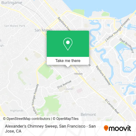 Alexander's Chimney Sweep map