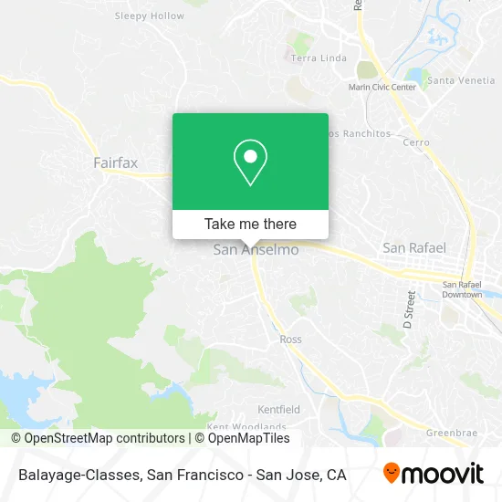 Balayage-Classes map