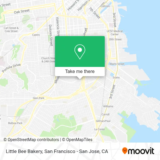 Little Bee Bakery map