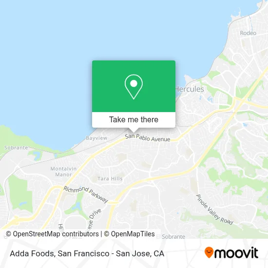Adda Foods map