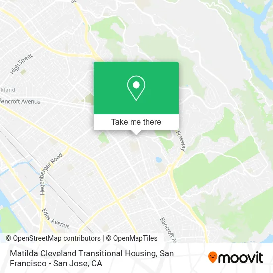 Matilda Cleveland Transitional Housing map