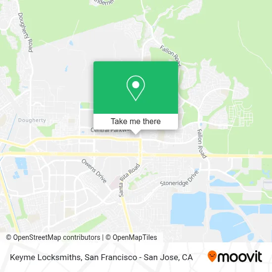 Keyme Locksmiths map