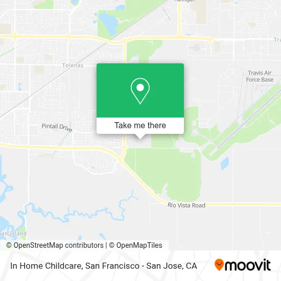 In Home Childcare map