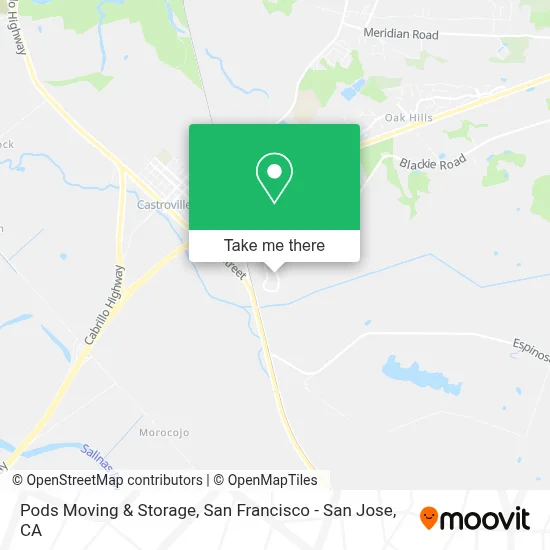 Pods Moving & Storage map