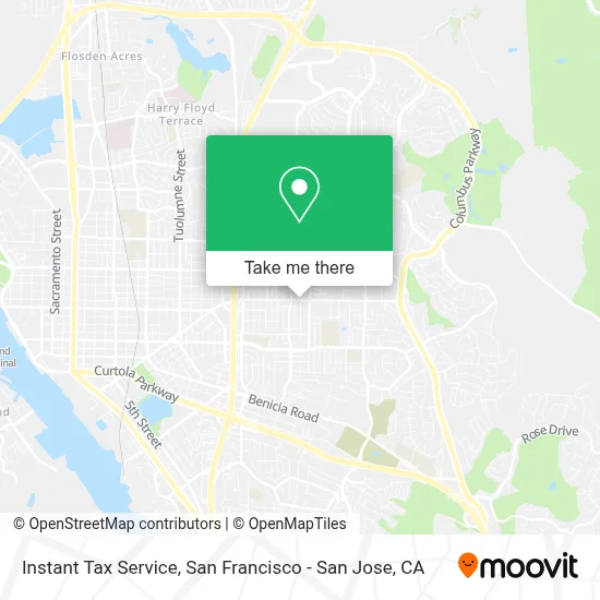 Instant Tax Service map