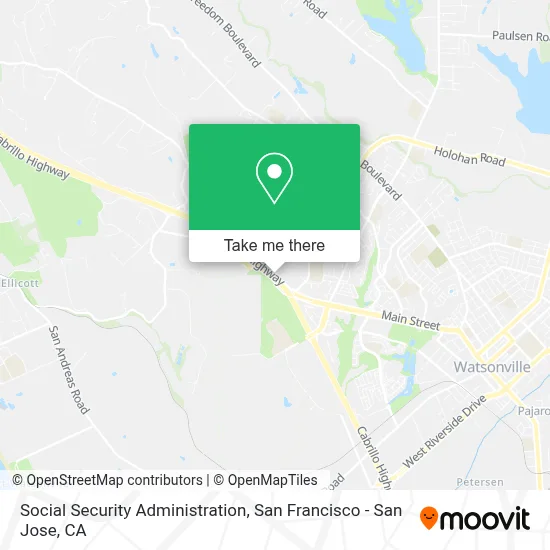Social Security Administration map