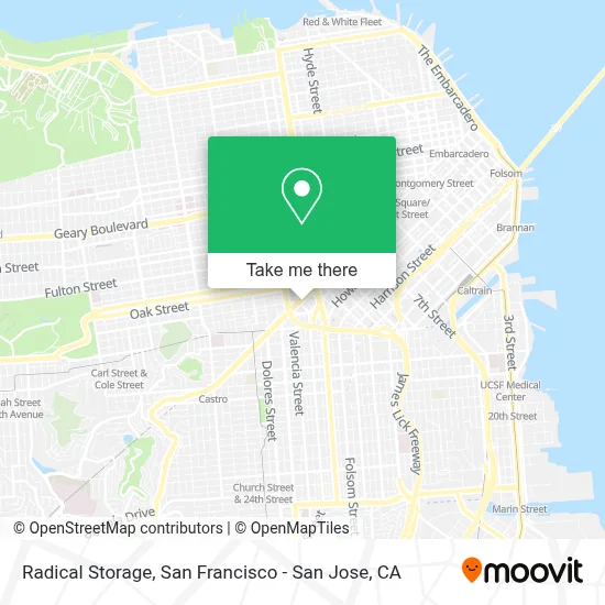Radical Storage map