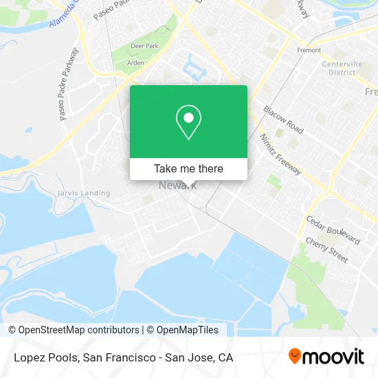 Lopez Pools map