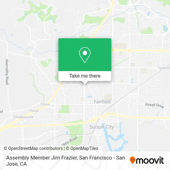Assembly Member Jim Frazier map