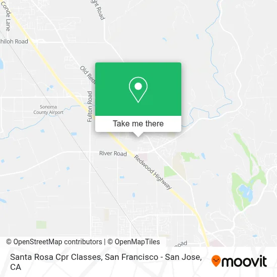 Santa Rosa Cpr Classes map