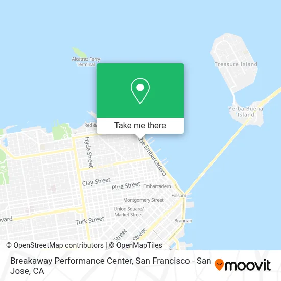 Breakaway Performance Center map