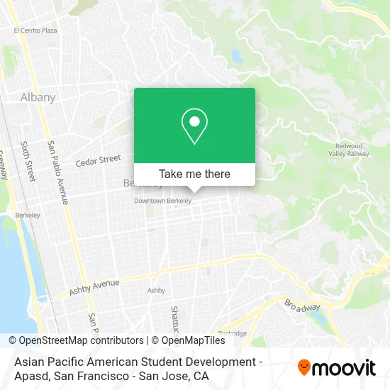 Asian Pacific American Student Development - Apasd map
